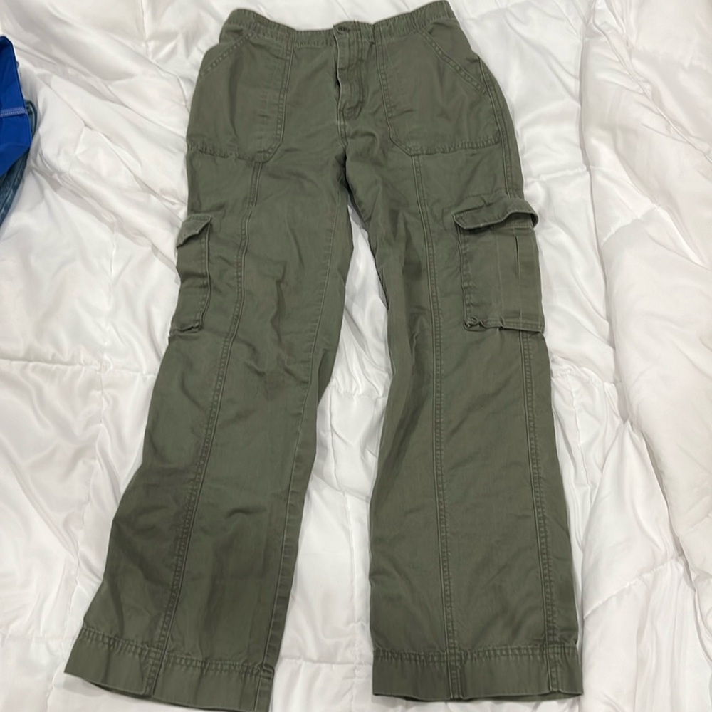 Abercrombie Green Cargo Pants